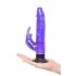 Waterproof Bunny Wall Bangers Vibrator - Purple