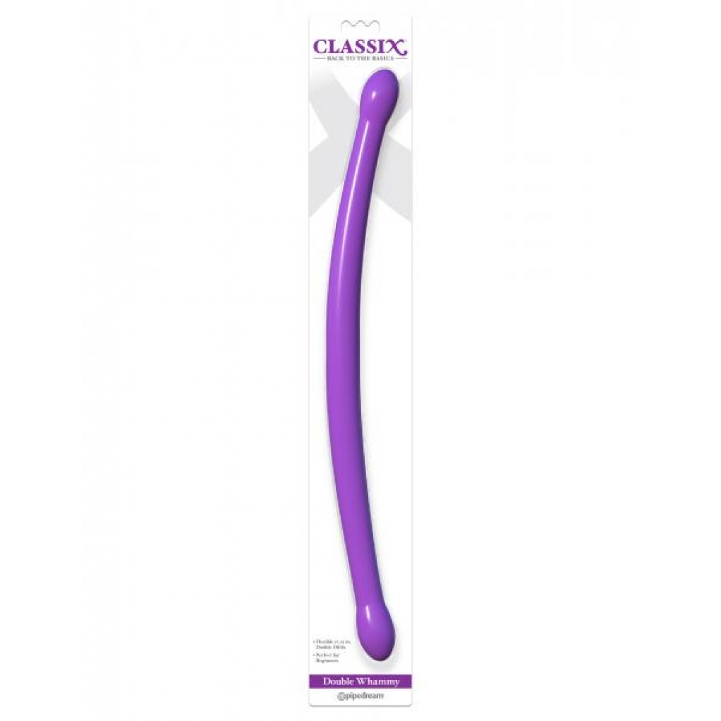 Classix Double Whammy Purple - Double Dildos