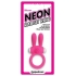 Neon Rabbit Ring Vibrator Pink - Couples Penis Rings