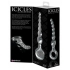 Icicles No 67 Glass Massager Clear - Anal Beads