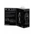 Icicles No 78 Black Glass Massager with Gem End