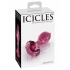 Icicles No 79 Pink Glass Massager Gem End - Anal Plugs