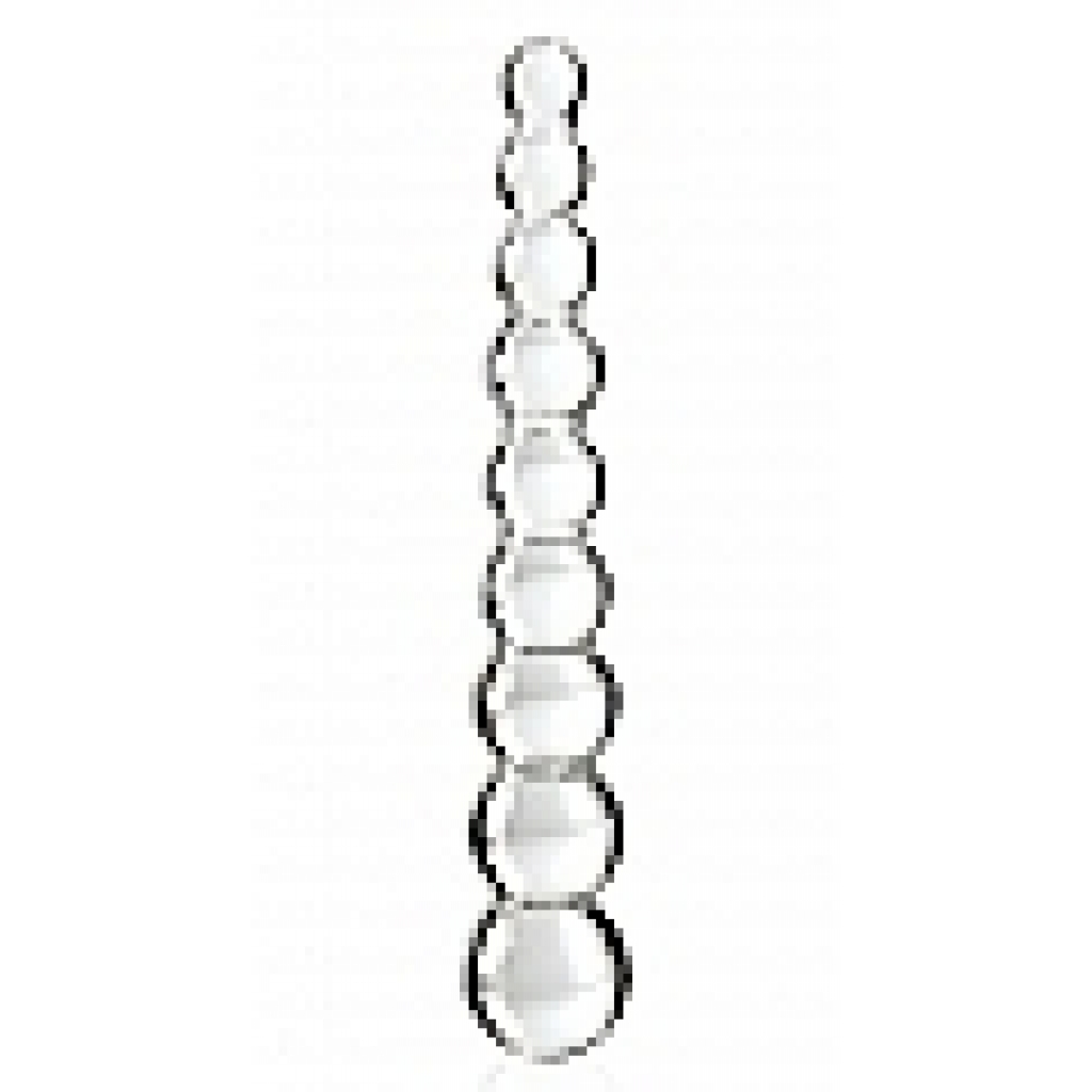 Icicles No 2 Glass Anal Beads Clear - Anal Beads