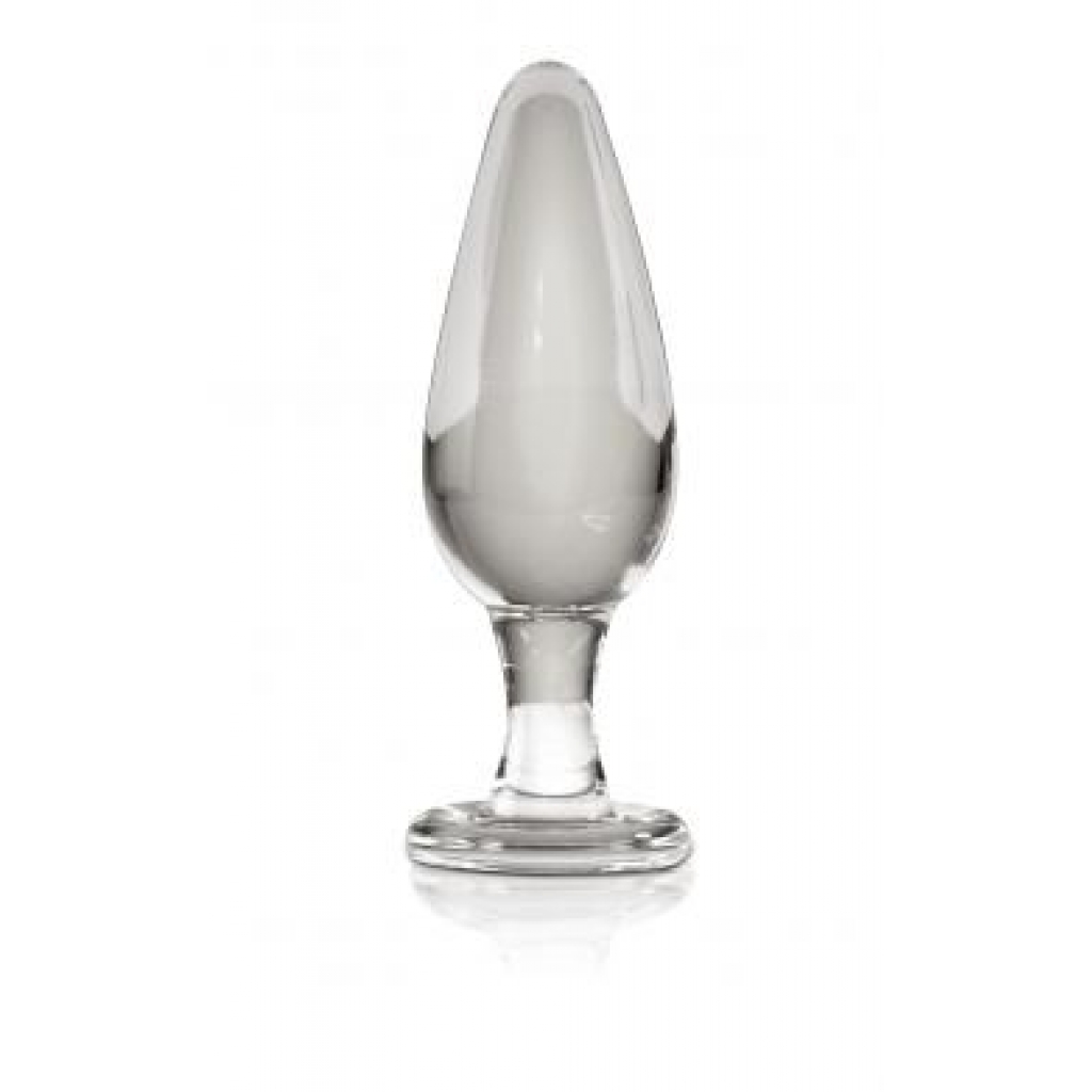 Hand-Blown Glass Butt Plug - Icicles No 26