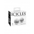 Icicles No 42 Ben Wa Balls Glass Clear Medium - Ben Wa Balls