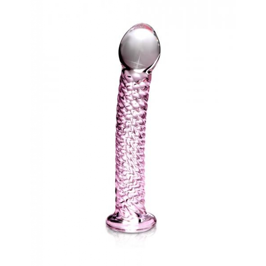 Icicles No 53 Glass Massagers Pink Wand - G-Spot Dildos