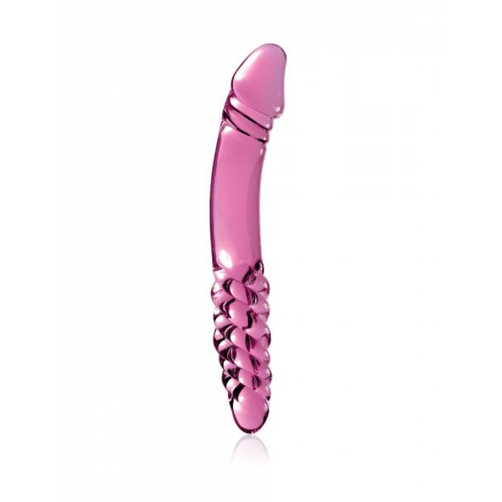 Icicles No 57 Glass Double Dildo Pink - Double Dildos