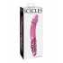 Icicles No 57 Glass Double Dildo Pink - Double Dildos