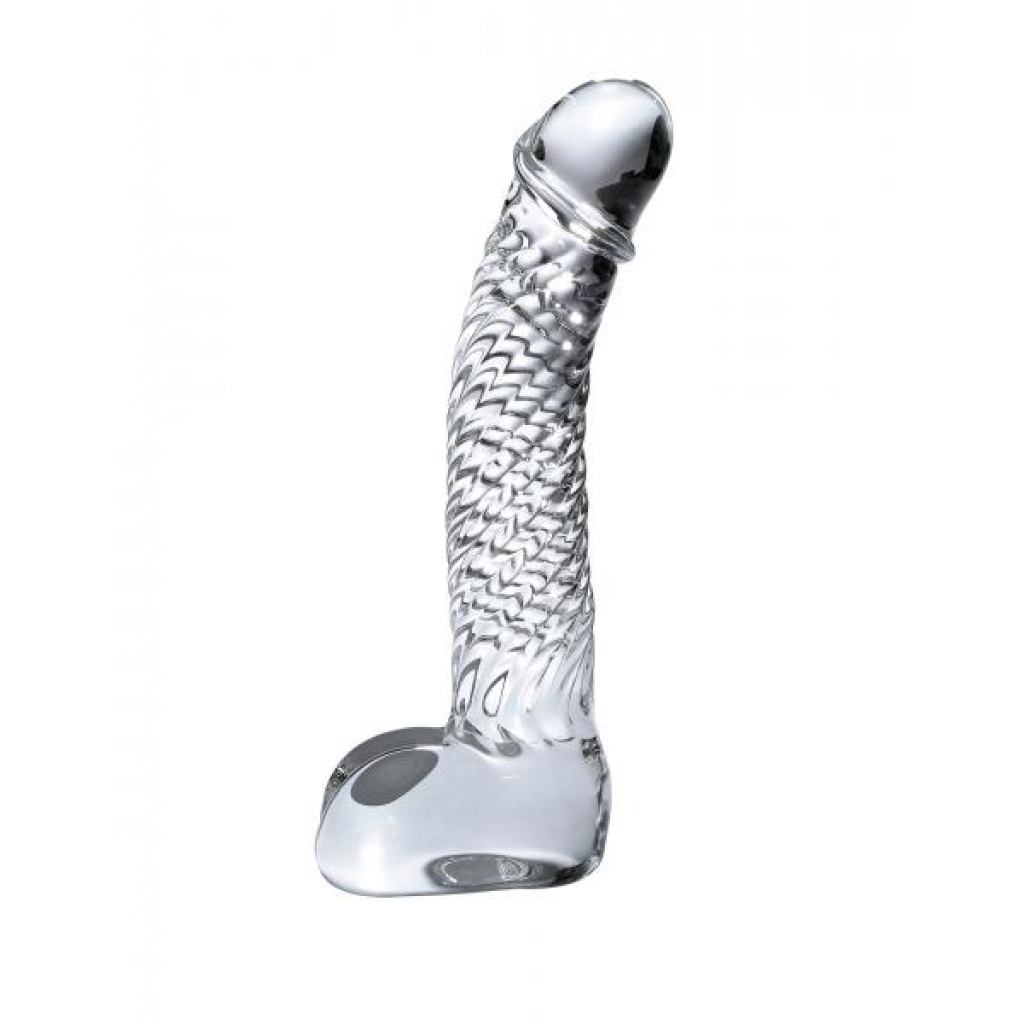 Icicles No 61 Glass Massager G-Spot Dildo Clear - Realistic Dildos & Dongs