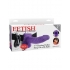 Fetish Fantasy 7 inches Vibrating Hollow Strap On Balls Purple - Realistic