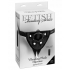 Vibrating Plush Harness Black O/S