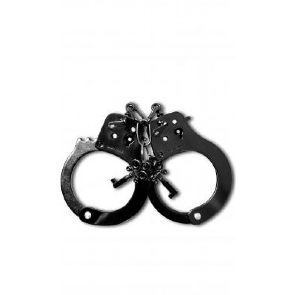 Fetish Fantasy Series Anodized Cuffs Black - Handcuffs