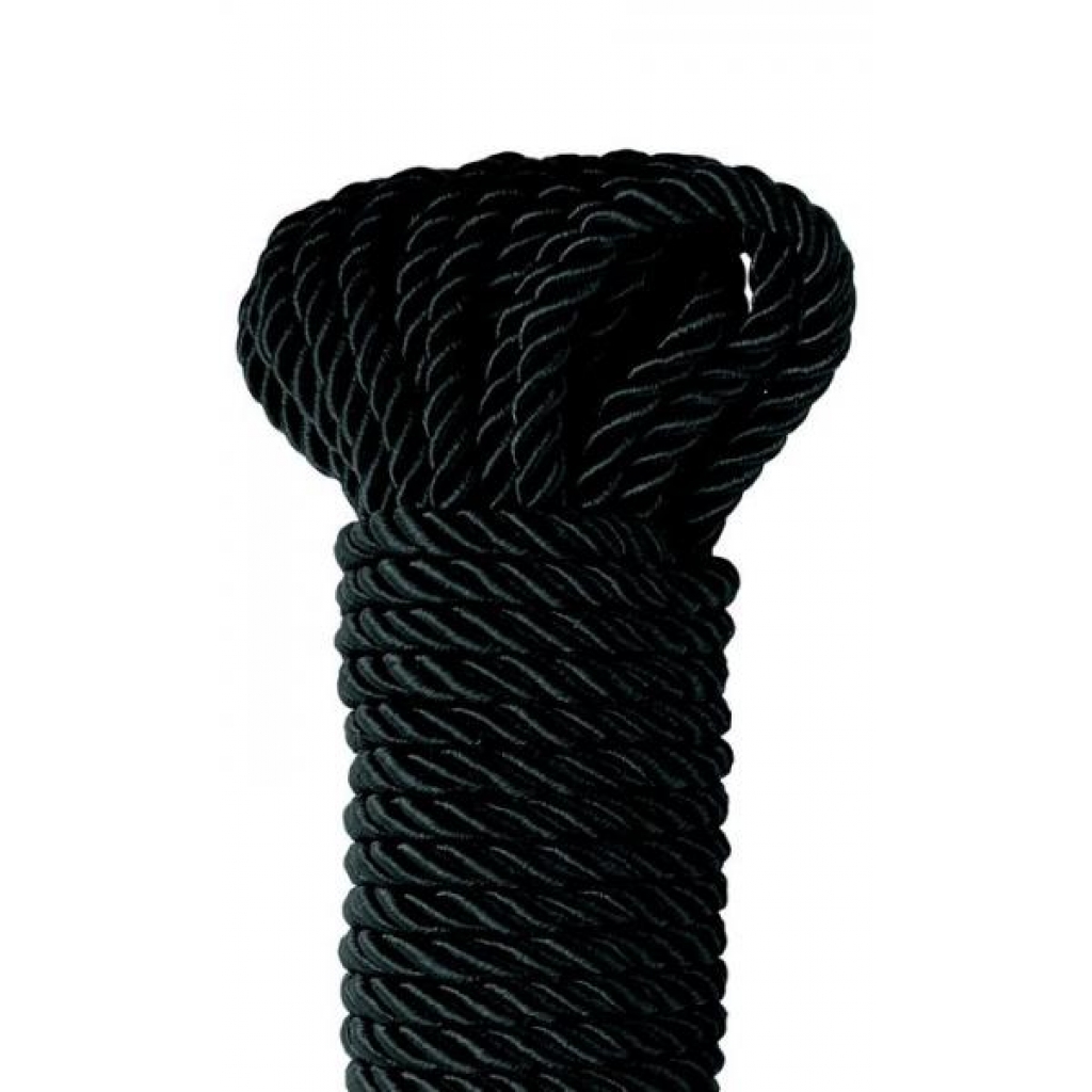 Fetish Fantasy Series Deluxe Silky Rope Black 32ft - Rope, Tape & Ties