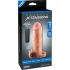 Vibrating Real Feel 1 Inch Extension Beige - Penis Extensions