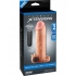 Vibrating Real Feel 2 Inches Extension - Beige - Penis Extensions