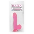 Basix Rubber 6.5 inches Dong Suction Cup Pink - Realistic Dildos & Dongs