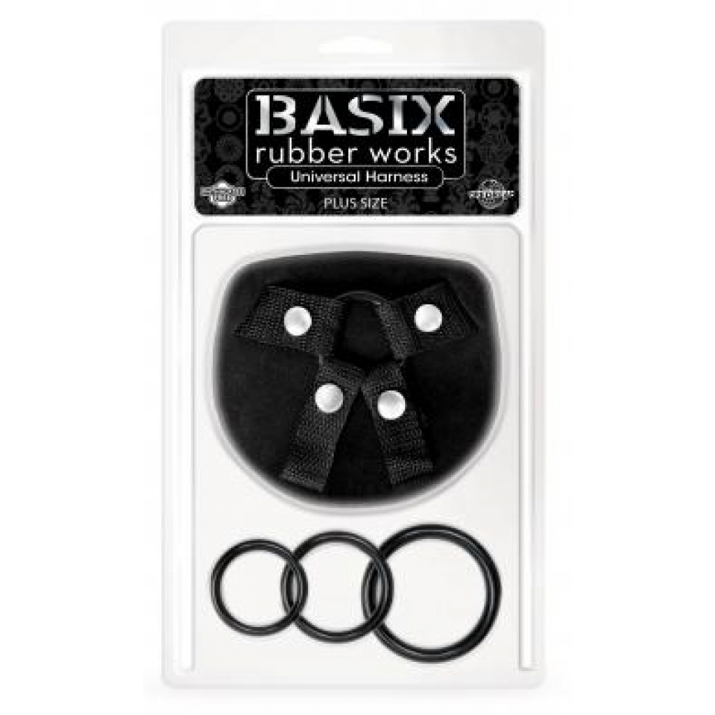Basix Rubber Works Universal Harness Plus Size - Harnesses
