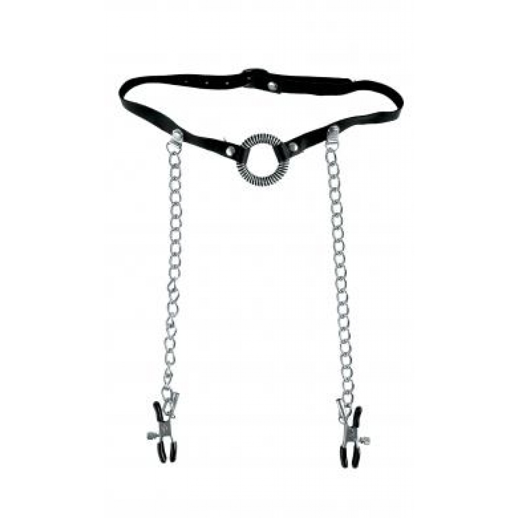 Limited Edition O-Ring Gag & Nipple Clamps - Ball Gags