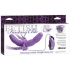 Elite Vibrating Double Delight Strap On 10 Inches Purple - Harness & Dong Sets