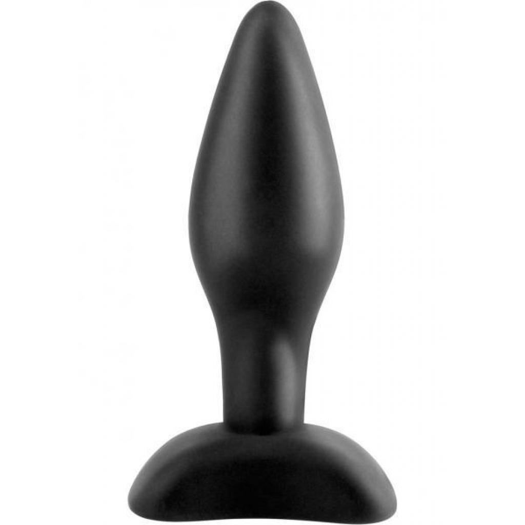 Anal Fantasy Mini Silicone Plug Black - Anal Plugs