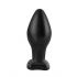 Anal Fantasy Large Silicone Plug Black - Anal Plugs