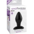 Anal Fantasy Large Silicone Plug Black - Anal Plugs