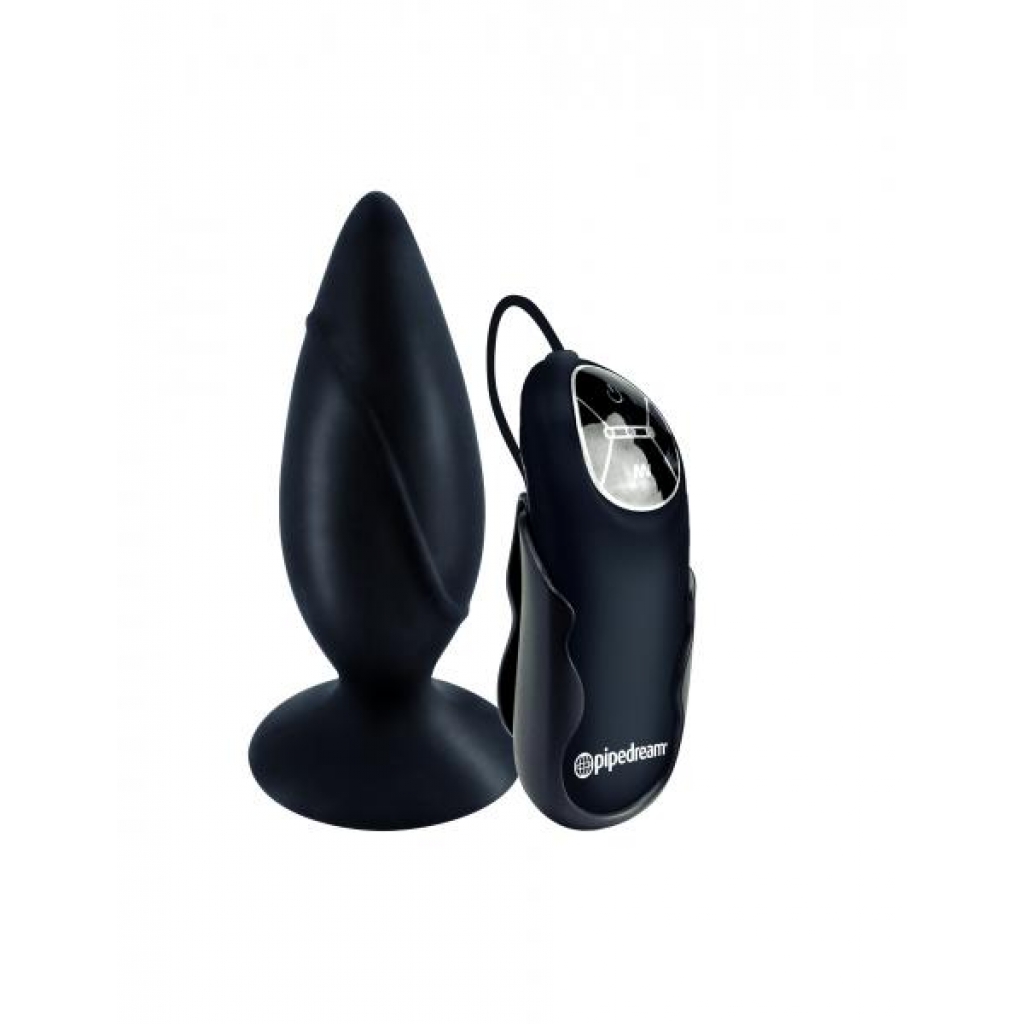 Anal Fantasy Elite Silicone Vibrating Plug - Black - Anal Plugs