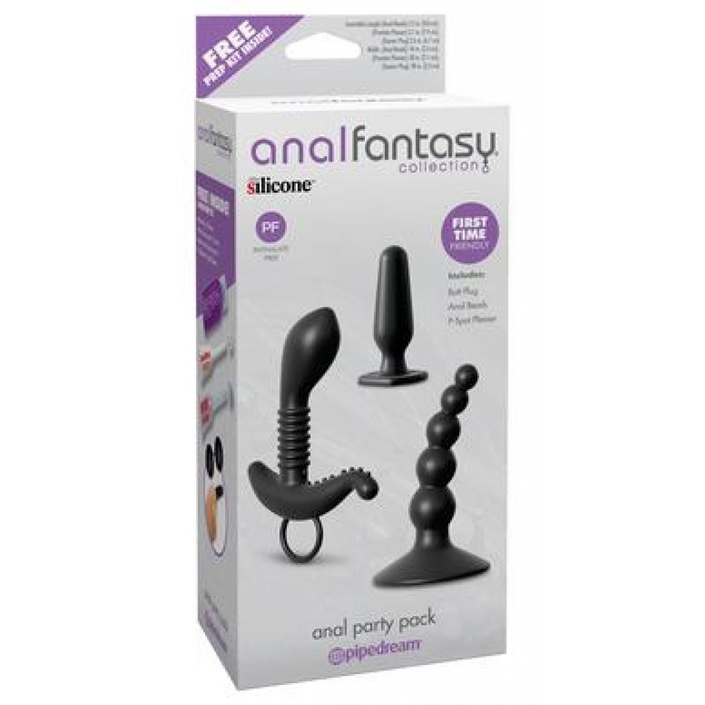 Anal Fantasy Anal Party Pack Black - Anal Trainer Kits