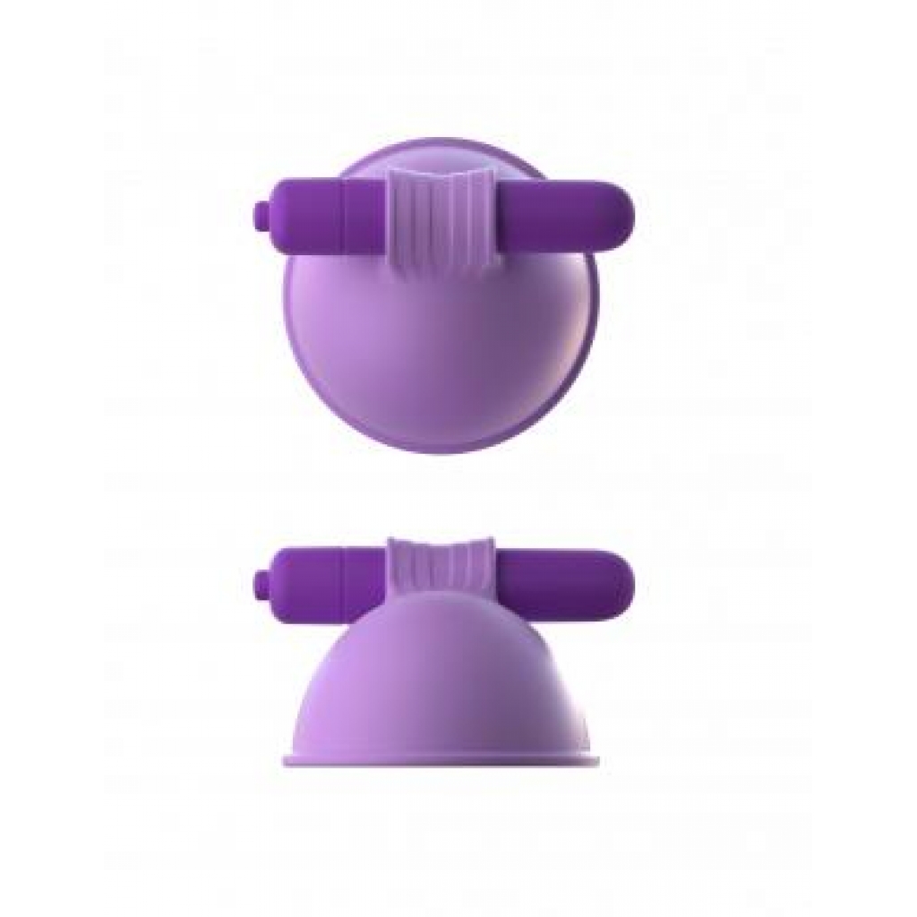 Fantasy For Her Vibrating Breast Suck-Hers Purple - Nipple Pumps