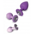 Fantasy For Her Little Gems Trainer Set Purple - Anal Trainer Kits