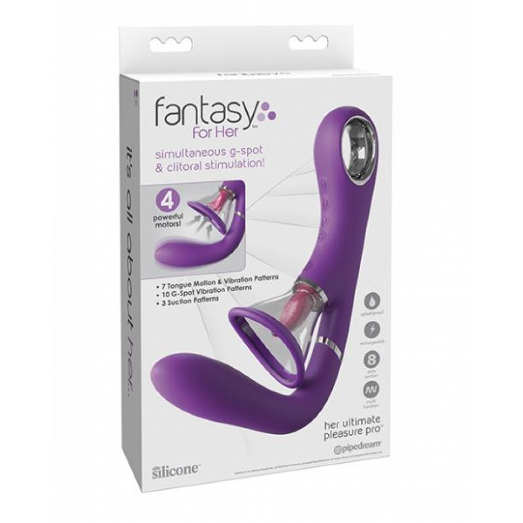 Fantasy For Her Rechargeable Pleasure Pro - G-Spot Vibrators Clit Stimulators