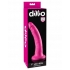 Dillio 7 inches Slim Pink Dildo - Realistic Dildos & Dongs