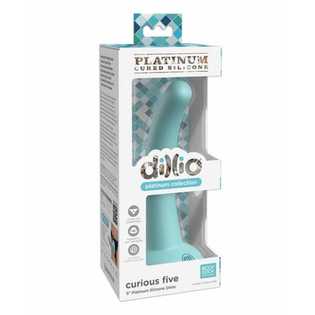 Dillio Platinum 5in Curious Five in Teal