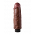 King Cock 6 inches Cock Brown Vibrating Dildo - Traditional