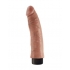 King Cock 7 inches Vibrating Tan Dildo - Realistic