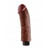 King Cock 8 inches Vibrating Dildo Brown - Realistic