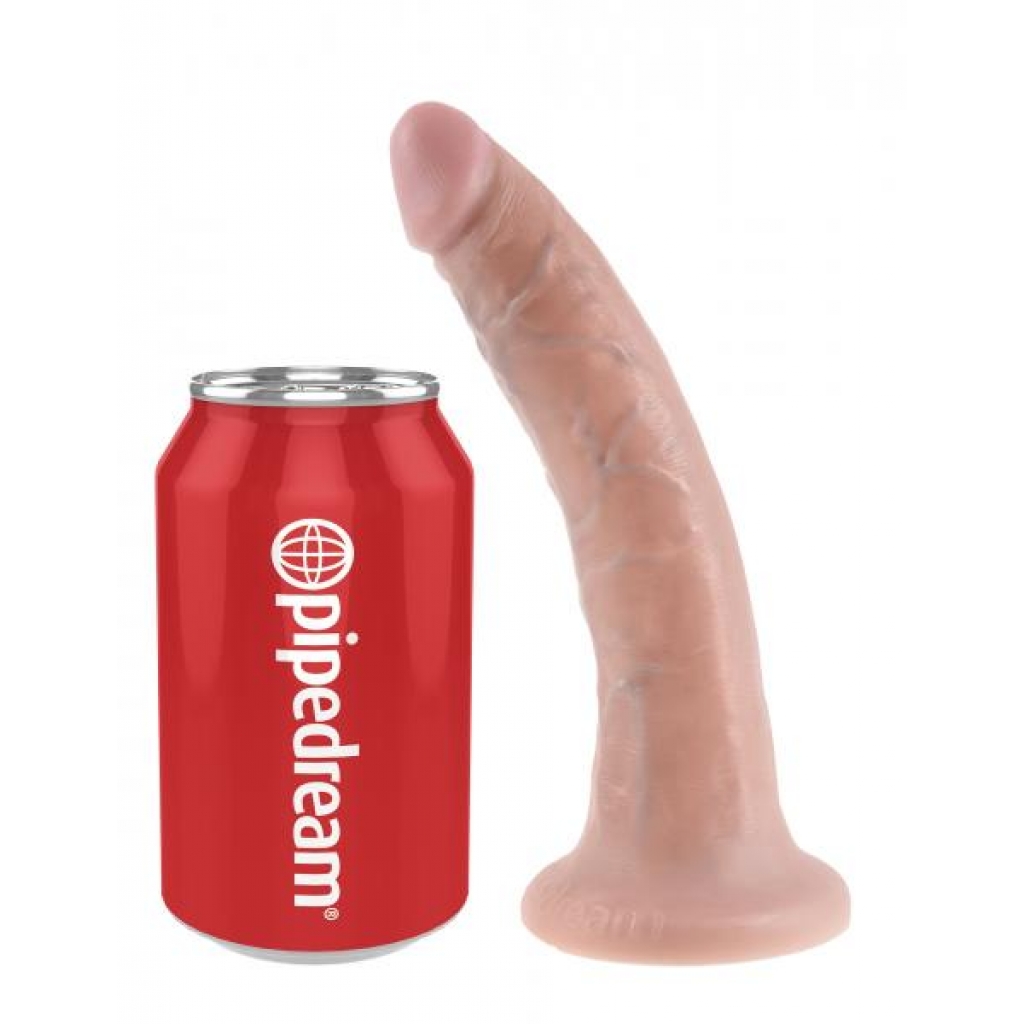 King Cock 7-Inch Realistic Dildo - Beige