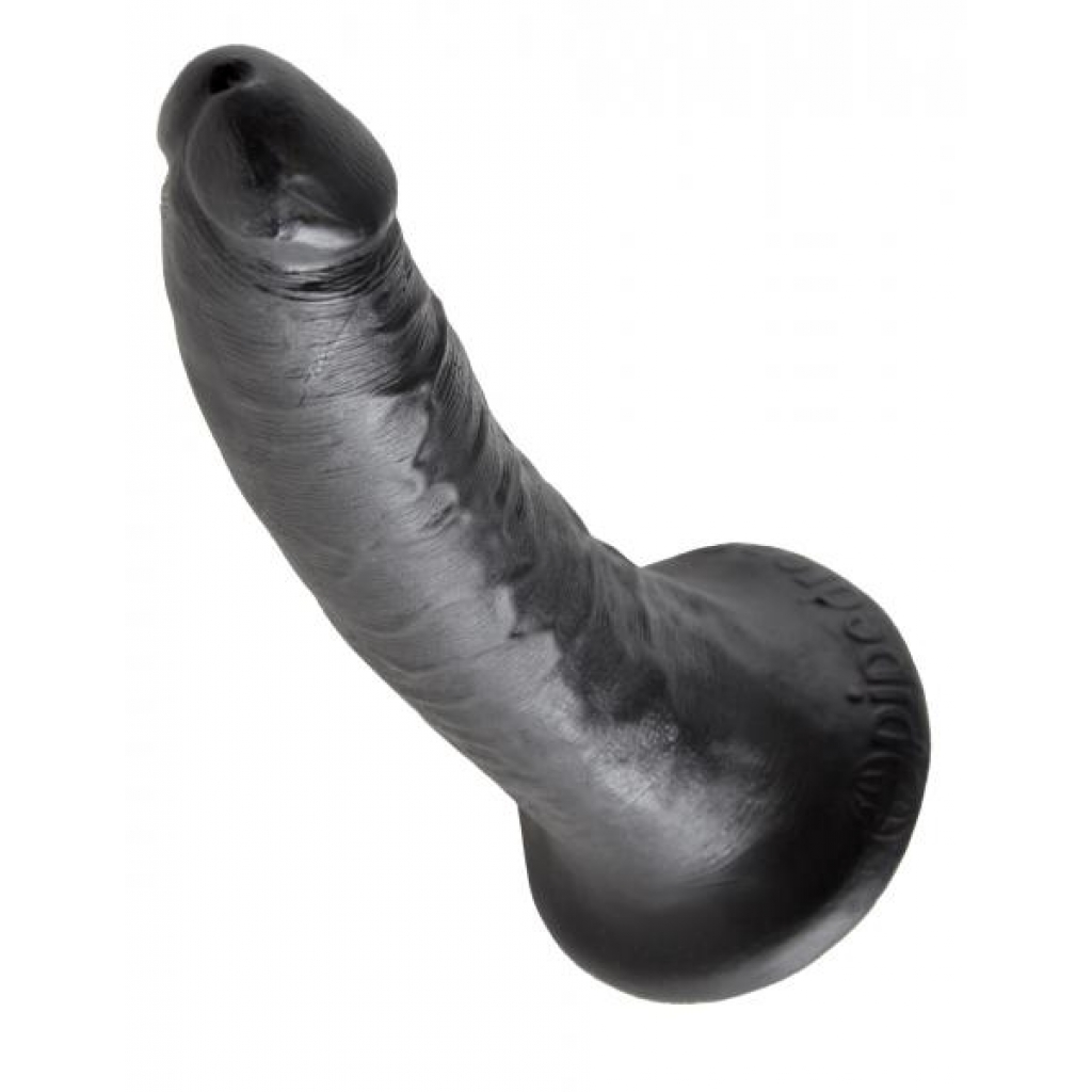 King Cock Realistic 7 Inch Dildo - Black