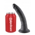 King Cock Realistic 7 Inch Dildo - Black