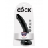 King Cock Realistic 7 Inch Dildo - Black