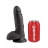 King Cock 7 Inches Cock Balls Black - Realistic Dildos & Dongs