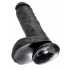 King Cock 8 Inches Cock Balls Black - Realistic Dildos & Dongs