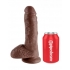 King Cock 8 Inches Cock Balls Brown - Realistic Dildos & Dongs