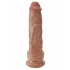 King Cock 10 inches Cock with Balls Tan Dildo - Huge Dildos