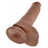 King Cock 10 inches Cock with Balls - Tan Dildo