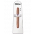 King Cock 12 inches Slim Double Dildo Tan - Double Dildos