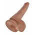 King Cock 6 inches Cock with Balls Tan Dildo - Harness & Dong Sets