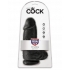 King Cock Chubby 9 inches Black Dildo - Realistic Dildos & Dongs