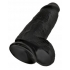 King Cock Chubby 9 inches Black Dildo - Realistic Dildos & Dongs