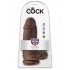 King Cock Chubby - 9 Inch Brown Dildo